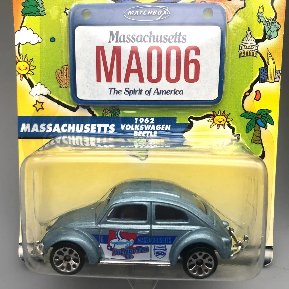 Matchbox Across America 50th Birthday Massachusetts VW & Rhode Island Land Rover